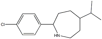 2-(4-CHLOROPHENYL)-5-ISOPROPYLAZEPANE Struktur