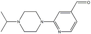 2-(4-ISOPROPYLPIPERAZIN-1-YL)ISONICOTINALDEHYDE Struktur