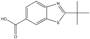 2-TERT-BUTYL-1,3-BENZOTHIAZOLE-6-CARBOXYLIC ACID Struktur