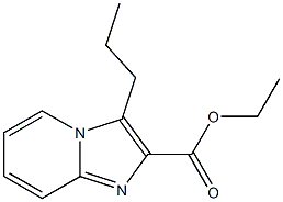 3-PROPYL-IMIDAZO[1,2-A]PYRIDINE-2-CARBOXYLIC ACID ETHYL ESTER Struktur