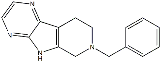 7-BENZYL-6,7,8,9-TETRAHYDRO-5H-PYRIDO[4'',3'':4,5]PYRROLO[2,3-B]PYRAZINE Struktur