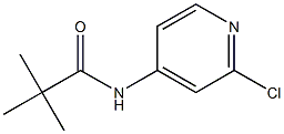 N-(2-CHLOROPYRIDIN-4-YL)-2,2-DIMETHYLPROPANAMIDE Struktur