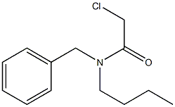 N-BENZYL-N-BUTYL-2-CHLOROACETAMIDE Struktur