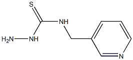 N-(3-pyridinylmethyl)-1-hydrazinecarbothioamide Struktur