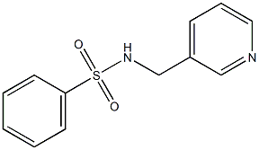 N1-(3-pyridylmethyl)benzene-1-sulfonamide Struktur