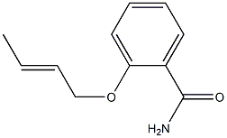 2-(but-2-enyloxy)benzamide Struktur