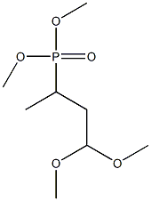 dimethyl (3,3-dimethoxy-1-methylpropyl)phosphonate Struktur