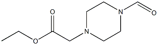 ethyl 2-(4-formylpiperazino)acetate Struktur