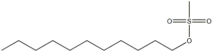 undecyl methanesulfonate Struktur