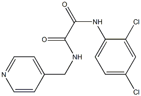 N1-(2,4-dichlorophenyl)-N2-(4-pyridylmethyl)ethanediamide Struktur