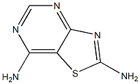 pyrimido[4,5-d][1,3]thiazole-2,7-diamine Struktur