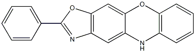 2-phenyl-5H-[1,3]oxazolo[4,5-b]phenoxazine Struktur