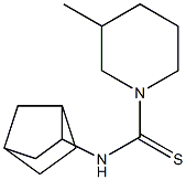 N1-bicyclo[2.2.1]hept-2-yl-3-methylpiperidine-1-carbothioamide Struktur