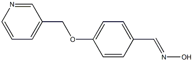 4-(pyridin-3-ylmethoxy)benzaldehyde oxime Struktur