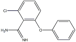 2-chloro-6-phenoxybenzamidine Struktur