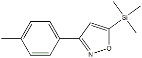 3-p-tolyl-5-(trimethylsilyl)isoxazole Struktur