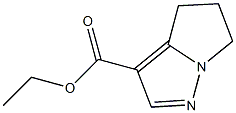 ethyl 5,6-dihydro-4H-pyrrolo[1,2-b]pyrazole-3-carboxylate Struktur