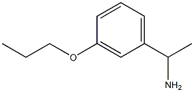 1-(3-Propoxyphenyl)ethanamine Struktur