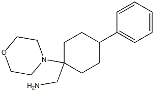 (1-morpholin-4-yl-4-phenylcyclohexyl)methylamine Struktur