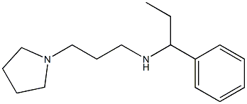 (1-phenylpropyl)[3-(pyrrolidin-1-yl)propyl]amine Struktur