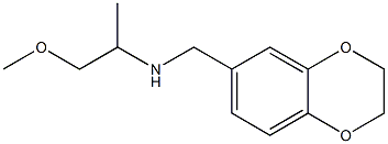 (2,3-dihydro-1,4-benzodioxin-6-ylmethyl)(1-methoxypropan-2-yl)amine Struktur