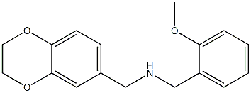 (2,3-dihydro-1,4-benzodioxin-6-ylmethyl)[(2-methoxyphenyl)methyl]amine Struktur