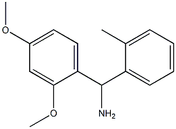 (2,4-dimethoxyphenyl)(2-methylphenyl)methanamine Struktur