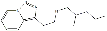 (2-methylpentyl)(2-{[1,2,4]triazolo[3,4-a]pyridin-3-yl}ethyl)amine Struktur