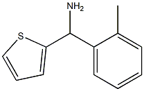 (2-methylphenyl)(thiophen-2-yl)methanamine Struktur