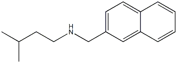 (3-methylbutyl)(naphthalen-2-ylmethyl)amine Struktur