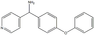 (4-phenoxyphenyl)(pyridin-4-yl)methanamine Struktur