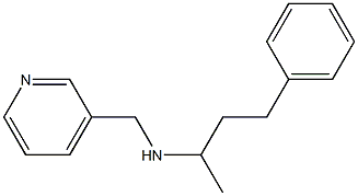 (4-phenylbutan-2-yl)(pyridin-3-ylmethyl)amine Struktur