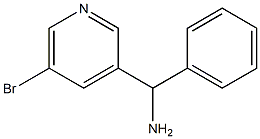 (5-bromopyridin-3-yl)(phenyl)methanamine Struktur