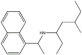 (5-methylheptan-3-yl)[1-(naphthalen-1-yl)ethyl]amine Struktur