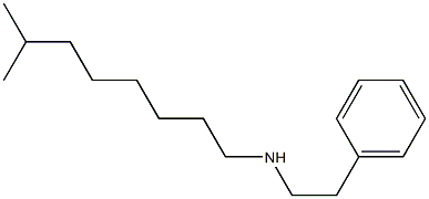 (7-methyloctyl)(2-phenylethyl)amine Struktur