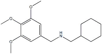 (cyclohexylmethyl)[(3,4,5-trimethoxyphenyl)methyl]amine Struktur