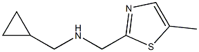 (cyclopropylmethyl)[(5-methyl-1,3-thiazol-2-yl)methyl]amine Struktur