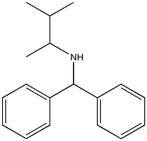 (diphenylmethyl)(3-methylbutan-2-yl)amine Struktur