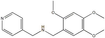 (pyridin-4-ylmethyl)[(2,4,5-trimethoxyphenyl)methyl]amine Struktur