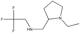 [(1-ethylpyrrolidin-2-yl)methyl](2,2,2-trifluoroethyl)amine Struktur