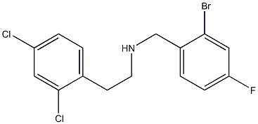 [(2-bromo-4-fluorophenyl)methyl][2-(2,4-dichlorophenyl)ethyl]amine Struktur