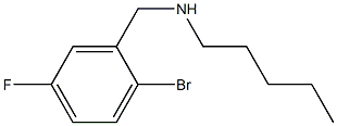 [(2-bromo-5-fluorophenyl)methyl](pentyl)amine Struktur