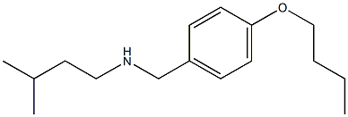 [(4-butoxyphenyl)methyl](3-methylbutyl)amine Struktur