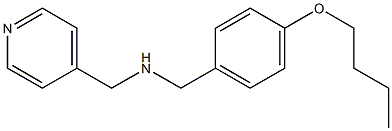 [(4-butoxyphenyl)methyl](pyridin-4-ylmethyl)amine Struktur