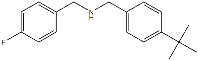 [(4-tert-butylphenyl)methyl][(4-fluorophenyl)methyl]amine Struktur