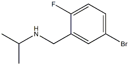 [(5-bromo-2-fluorophenyl)methyl](propan-2-yl)amine Struktur