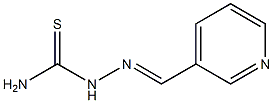 [(pyridin-3-ylmethylidene)amino]thiourea Struktur