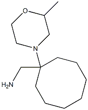 [1-(2-methylmorpholin-4-yl)cyclooctyl]methylamine Struktur