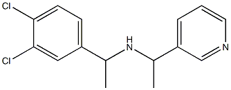 [1-(3,4-dichlorophenyl)ethyl][1-(pyridin-3-yl)ethyl]amine Struktur