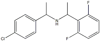 [1-(4-chlorophenyl)ethyl][1-(2,6-difluorophenyl)ethyl]amine Struktur